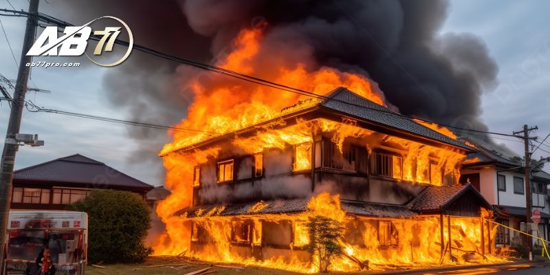 Mơ thấy cháy nhà có thể mang đến nhiều vận rủi